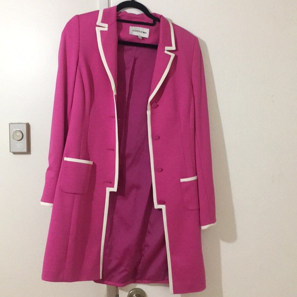 bright pink coat